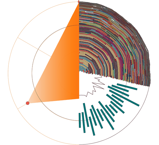 radial bubble-column-spider chart